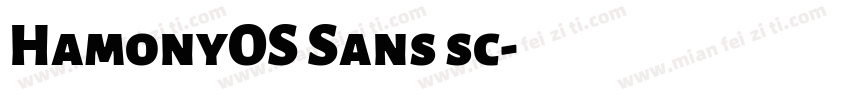 HamonyOS Sans sc字体转换